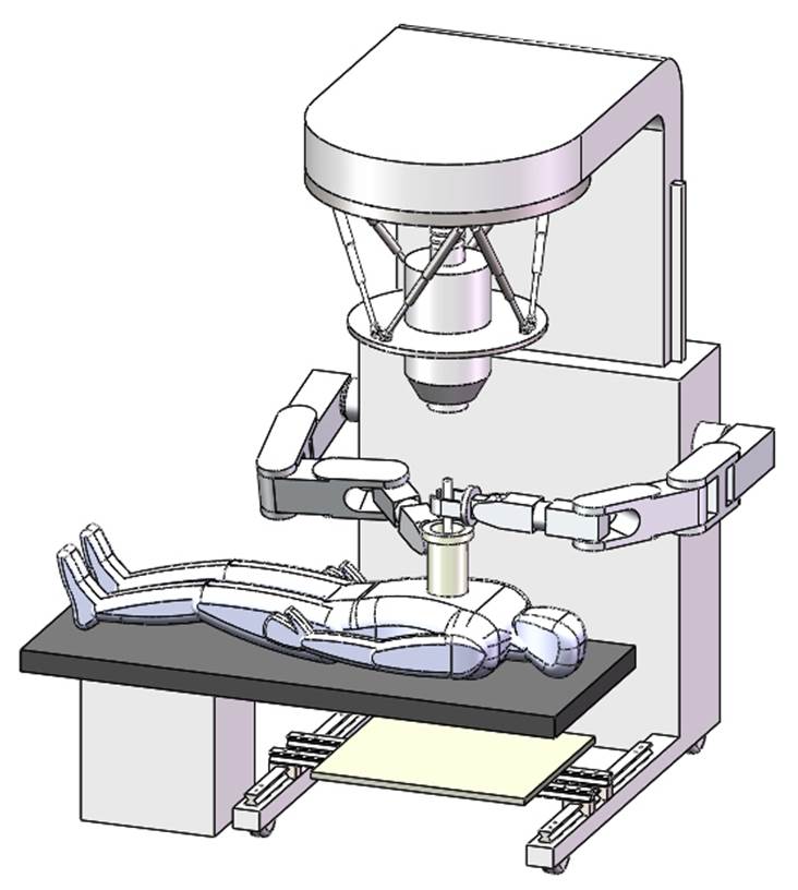 機(jī)械臂輔助圖像引導(dǎo)術(shù)中放療系統(tǒng)(術(shù)中放療機(jī)器人)